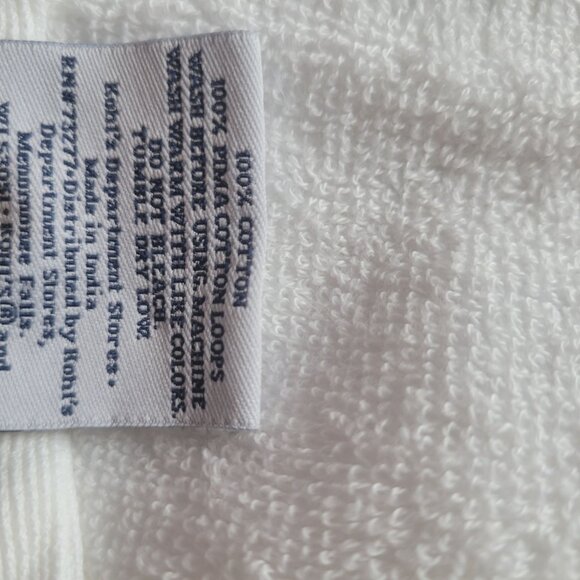 Soft 100% Cotton Hand Towel & Washcloth With Embroidered Roses - Picture 8 of 8